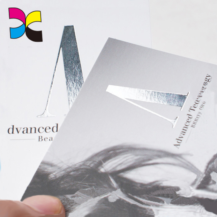 white business card