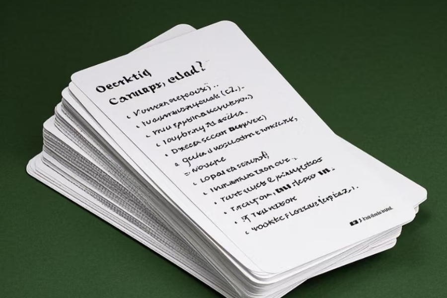 flashcards printing