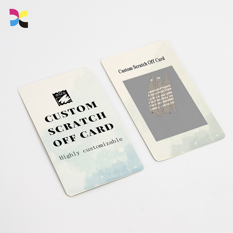 Custom Scratch Off Card 
