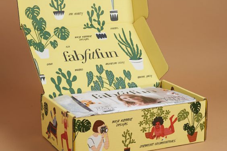 Corrugated cardboard box printing