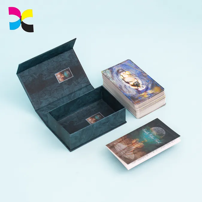Tarot card deck packaging