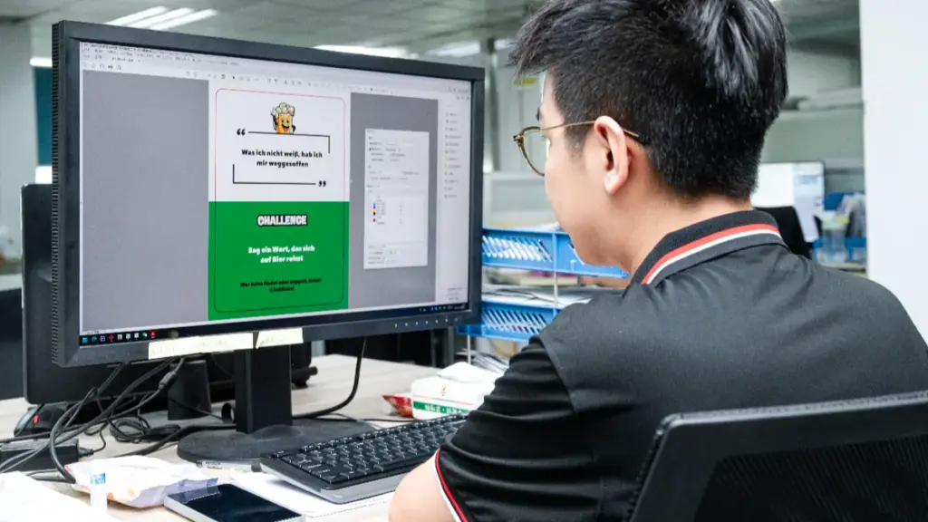 a designer is designing cards