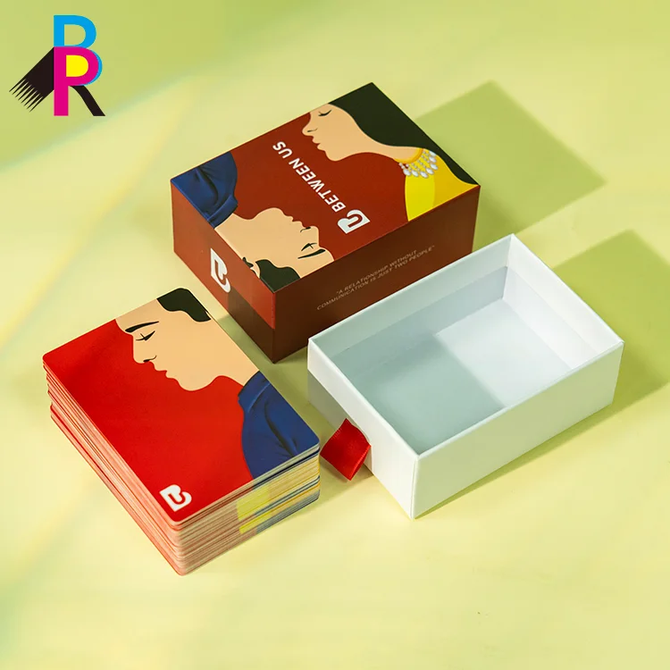 Drawer box card deck