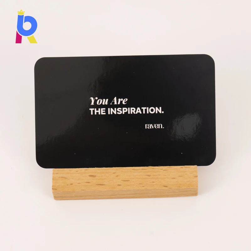 Wooden Card Stand