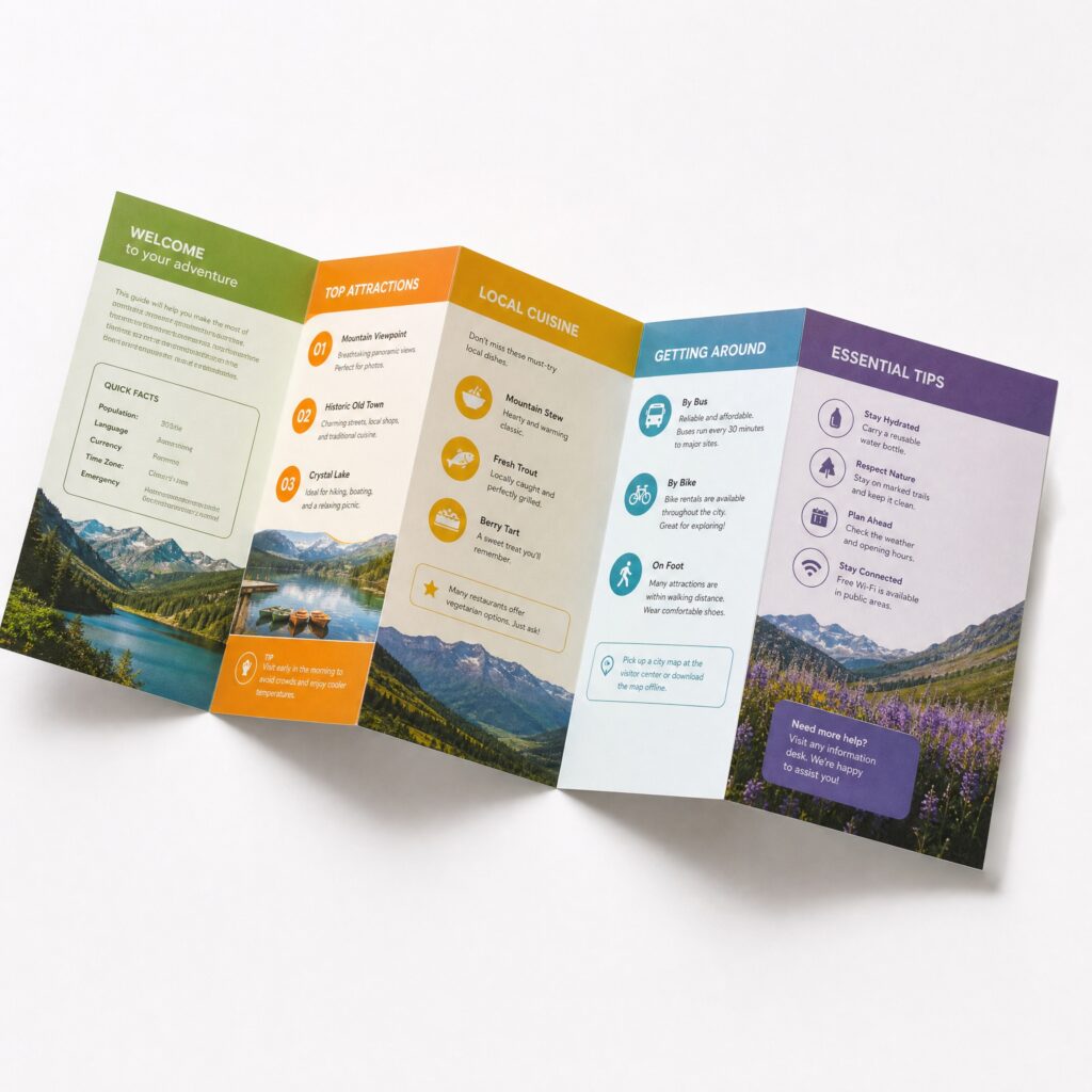 Foldout Guide (Z-fold)