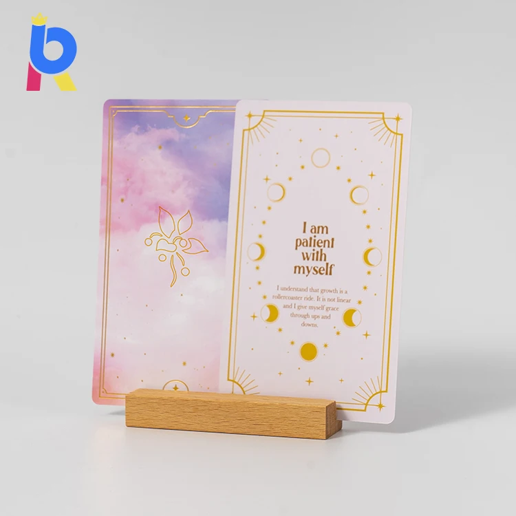 Wooden Card Stand