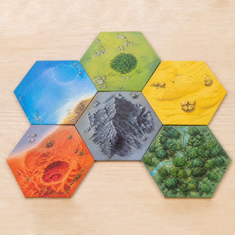 Hexagon Cards